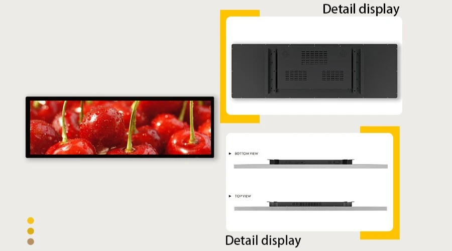 28 Inch LCD Bar Display Double Face Screen 28 Inch LCD Bar Display Double Face Screen